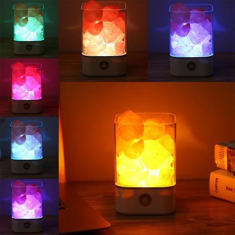 Salt LED Lamp